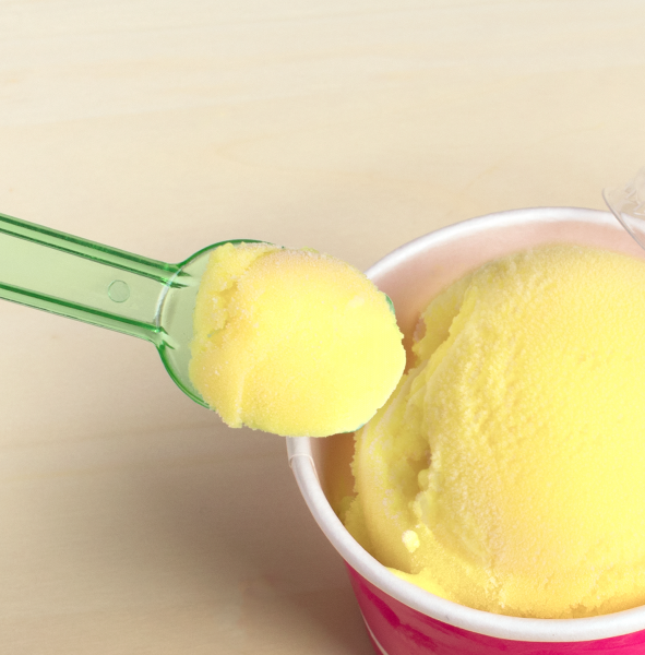 [2,000 ct] PS Plastic Gelato Spoons, Rainbow