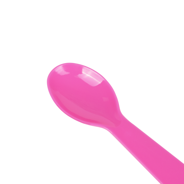 [4,000 ct] PS Plastic Tasting Spoon, Pink