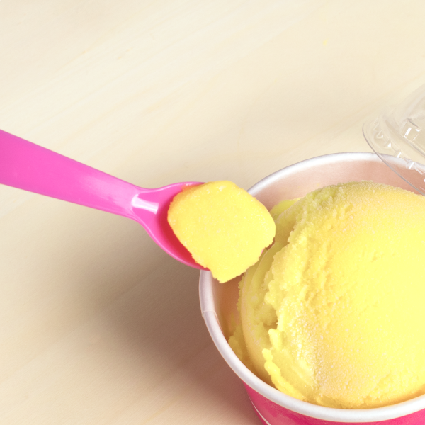 [4,000 ct] PS Plastic Tasting Spoon, Pink