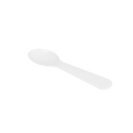[4,000 ct] PS Plastic Tasting Spoon, White