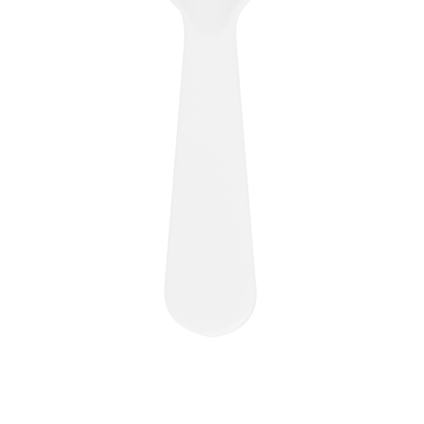[4,000 ct] PS Plastic Tasting Spoon, White