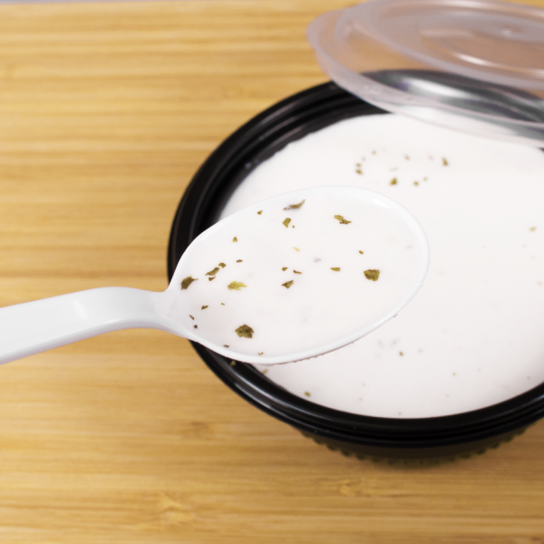 [1,000 ct] PS Plastic Heavy Weight Soup Spoons Wrapped, White
