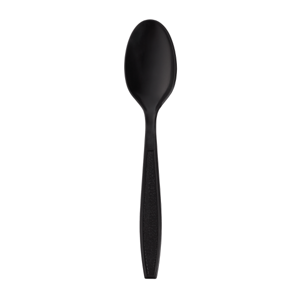 [1,000 ct] PP Heavy-Weight Tea Spoon Wrapped, Black