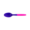 [1,000 ct] PP Plastic Medium Weight Color Changing Tea Spoons, Pink to Purple