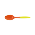 [1,000 ct] PP Plastic Medium Weight Color Changing Tea Spoons, Yellow to Orange