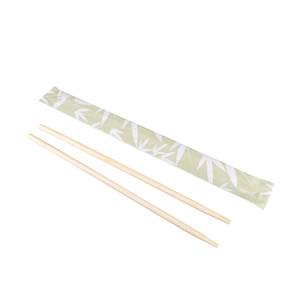 [1,000 Pairs] 9" Individually Wrapped Bamboo Chopsticks, Bamboo