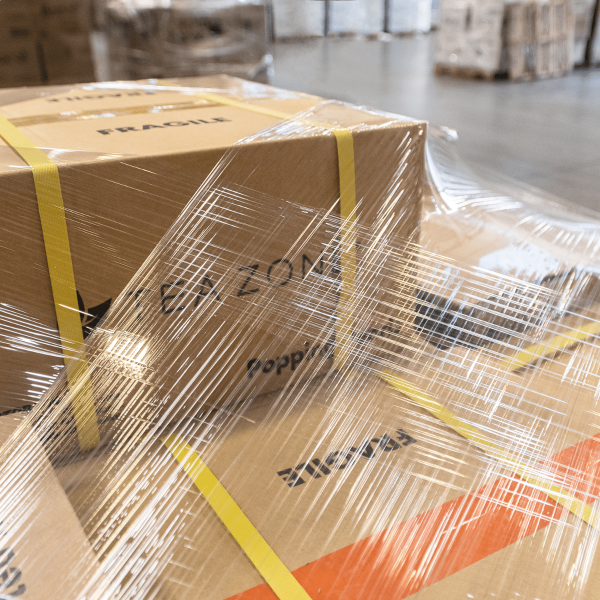 [4 Rolls] Hand Wrap Stretch Film (18" x1476'), 43 Gauge